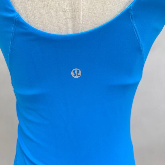 Lululemon‎ Align Onesie 8" in Poolside Size 6 One Piece  Bodysuit Bike Shorts - Picture 12 of 16